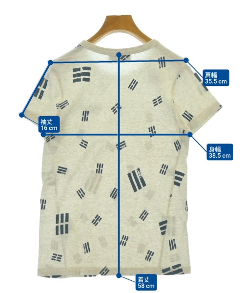 MAISON KITSUNE（メゾンキツネ）Tシャツ・カットソー グレー サイズ:S レディース/2200611711120
