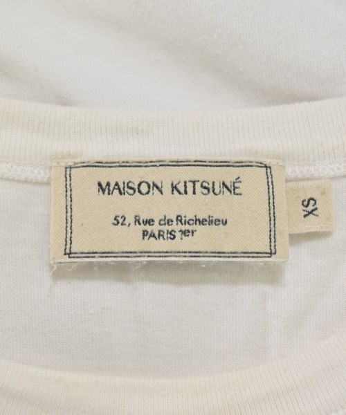 MAISON KITSUNE（メゾンキツネ）Tシャツ・カットソー 白 サイズ:XS レディース/2200615583068