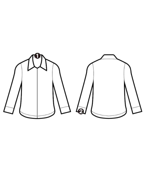 MAISON KITSUNE（メゾンキツネ）カジュアルシャツ 青 サイズ:XS レディース/2200618085040