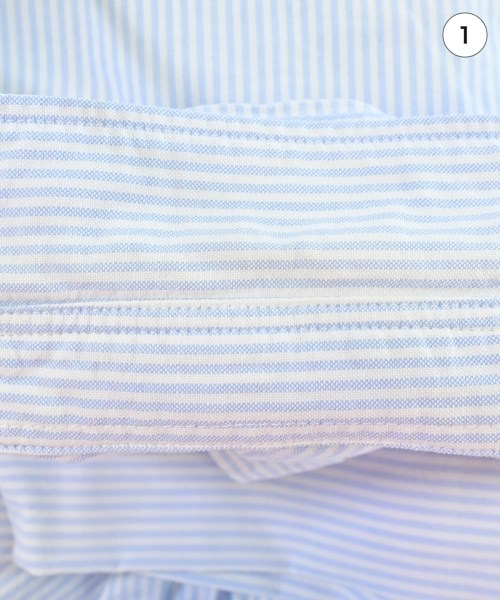 MAISON KITSUNE（メゾンキツネ）カジュアルシャツ 青 サイズ:XS レディース/2200618085040