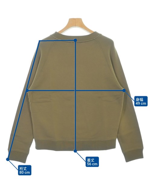 MAISON KITSUNE（メゾンキツネ）スウェット カーキ サイズ:S レディース/2200618718047