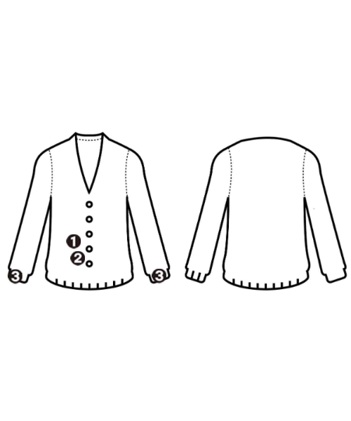 MAISON KITSUNE（メゾンキツネ）カーディガン ピンク サイズ:S レディース/2200620164122