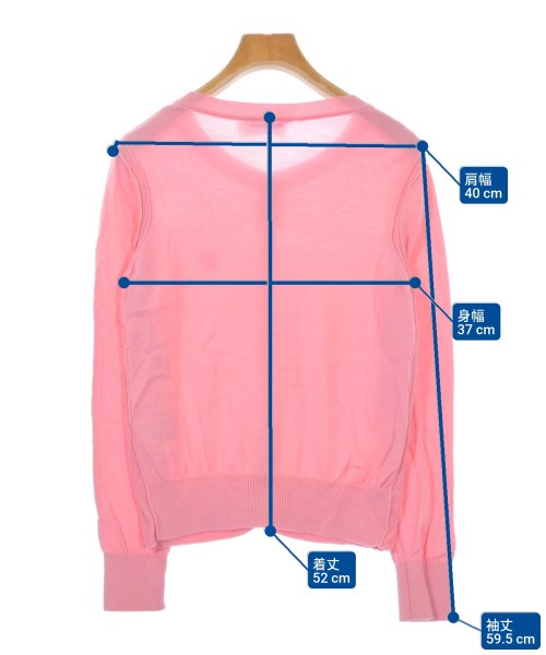 MAISON KITSUNE（メゾンキツネ）カーディガン ピンク サイズ:S レディース/2200620164122