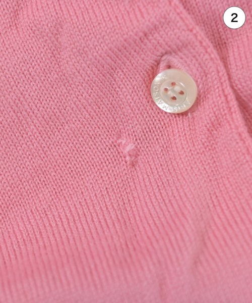 MAISON KITSUNE（メゾンキツネ）カーディガン ピンク サイズ:S レディース/2200620164122