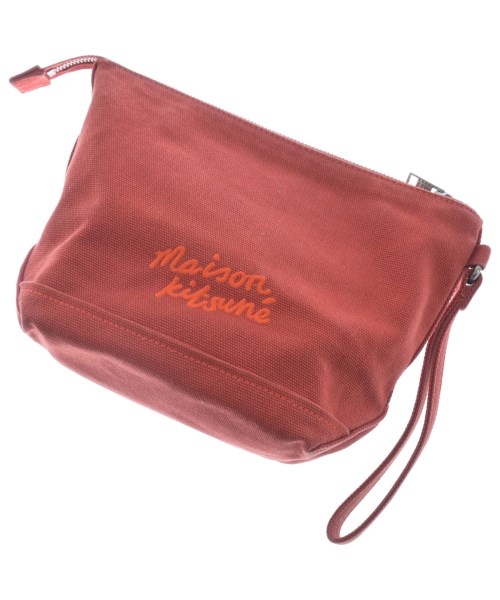 MAISON KITSUNE（メゾンキツネ）ポーチ 赤 サイズ:- レディース/2200606863032