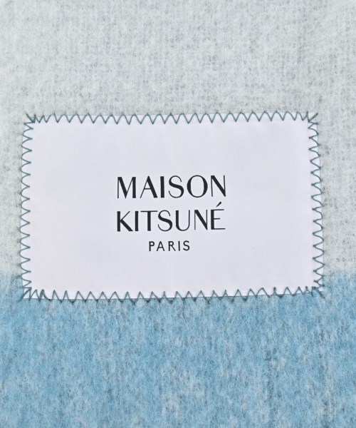 MAISON KITSUNE（メゾンキツネ）マフラー 青 サイズ:- レディース/2200608836010