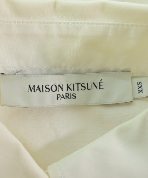 MAISON KITSUNE（メゾンキツネ）カジュアルシャツ 白 サイズ:XXS レディース/2200608888033