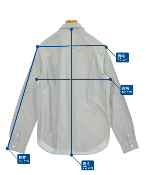 MAISON KITSUNE（メゾンキツネ）カジュアルシャツ グレー サイズ:36(S位) レディース/2200669958447