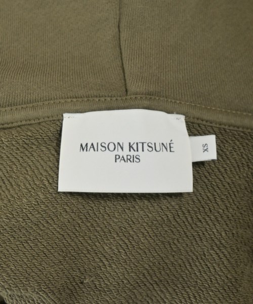 MAISON KITSUNE（メゾンキツネ）パーカー カーキ サイズ:XS レディース/2200673665072