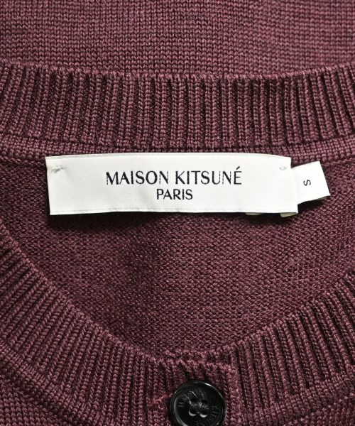 MAISON KITSUNE（メゾンキツネ）カーディガン 赤 サイズ:S レディース/2200673858016