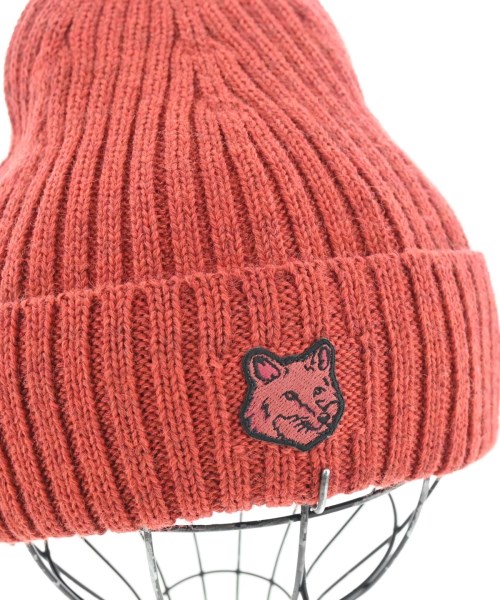 MAISON KITSUNE（メゾンキツネ）ニットキャップ・ビーニー オレンジ サイズ:- レディース/2200654759349