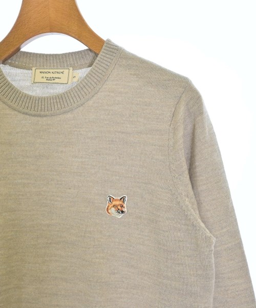 MAISON KITSUNE（メゾンキツネ）ニット・セーター ベージュ サイズ:S レディース/2200675679015