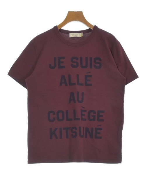 MAISON KITSUNE(メゾンキツネ)Tシャツ・カットソー 赤 サイズ:S/2200601361113