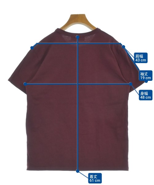 MAISON KITSUNE（メゾンキツネ）Tシャツ・カットソー 赤 サイズ:S レディース/2200601361113