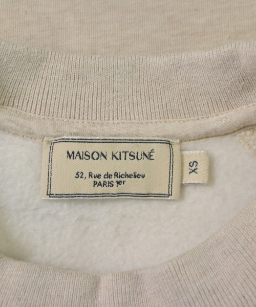MAISON KITSUNE（メゾンキツネ）スウェット ベージュ サイズ:XS レディース/2200676182019