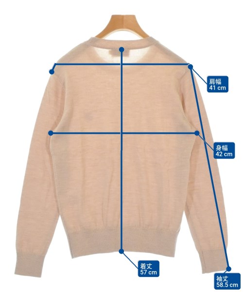 MAISON KITSUNE（メゾンキツネ）ニット・セーター ベージュ サイズ:M レディース/2200676182040