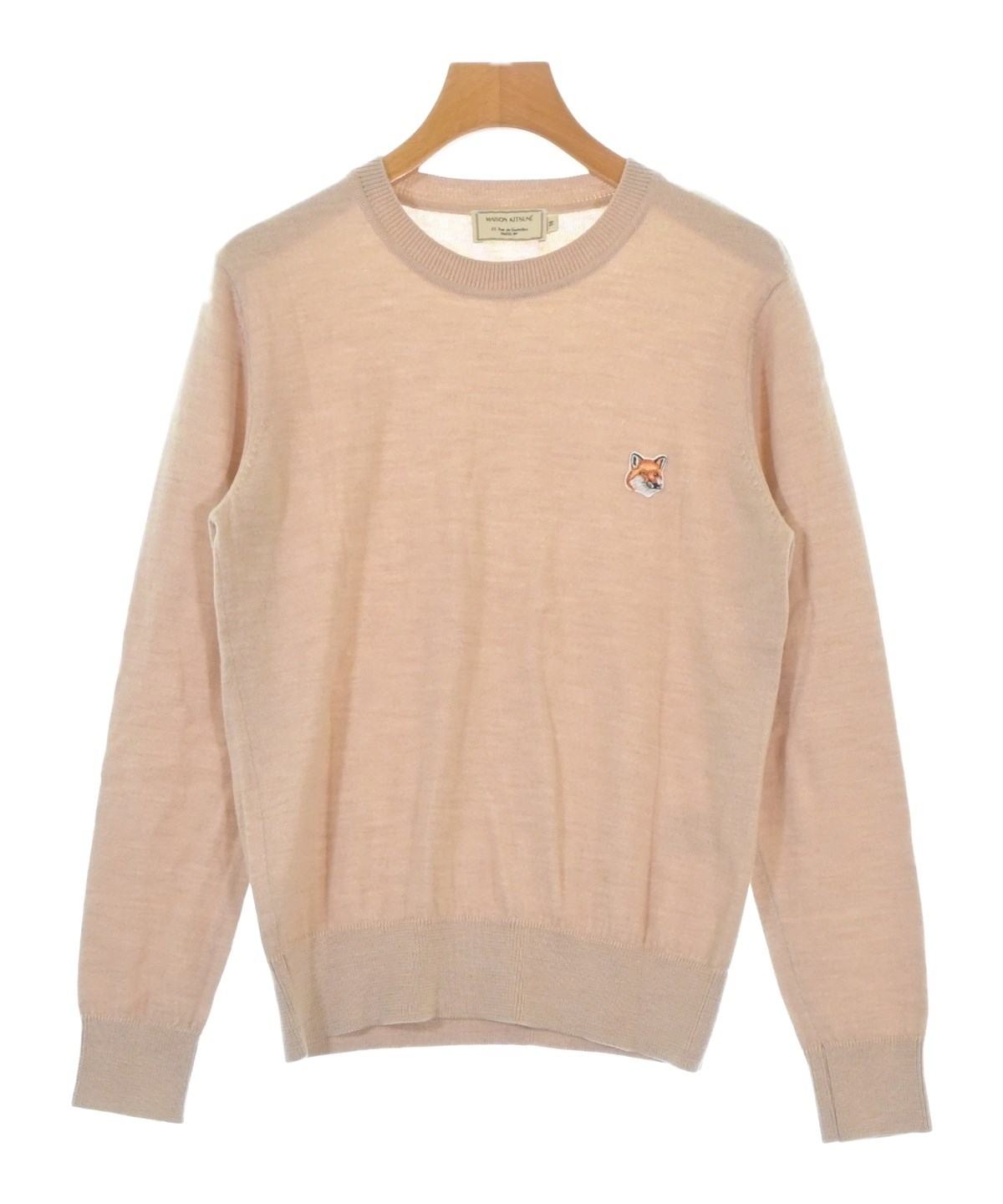 MAISON KITSUNÉ M 薄手ニットポロシャツ アウトレット】MAISON KITSUNE メゾンキツネ ニットポロシャツ/長袖