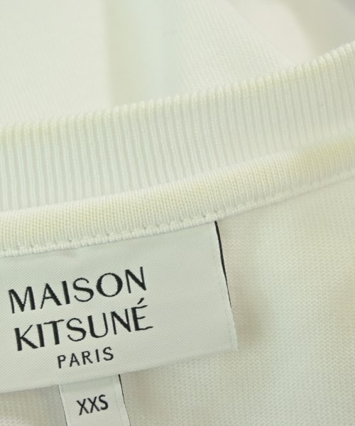 MAISON KITSUNE（メゾンキツネ）Tシャツ・カットソー 白 サイズ:XXS レディース/2200673215178