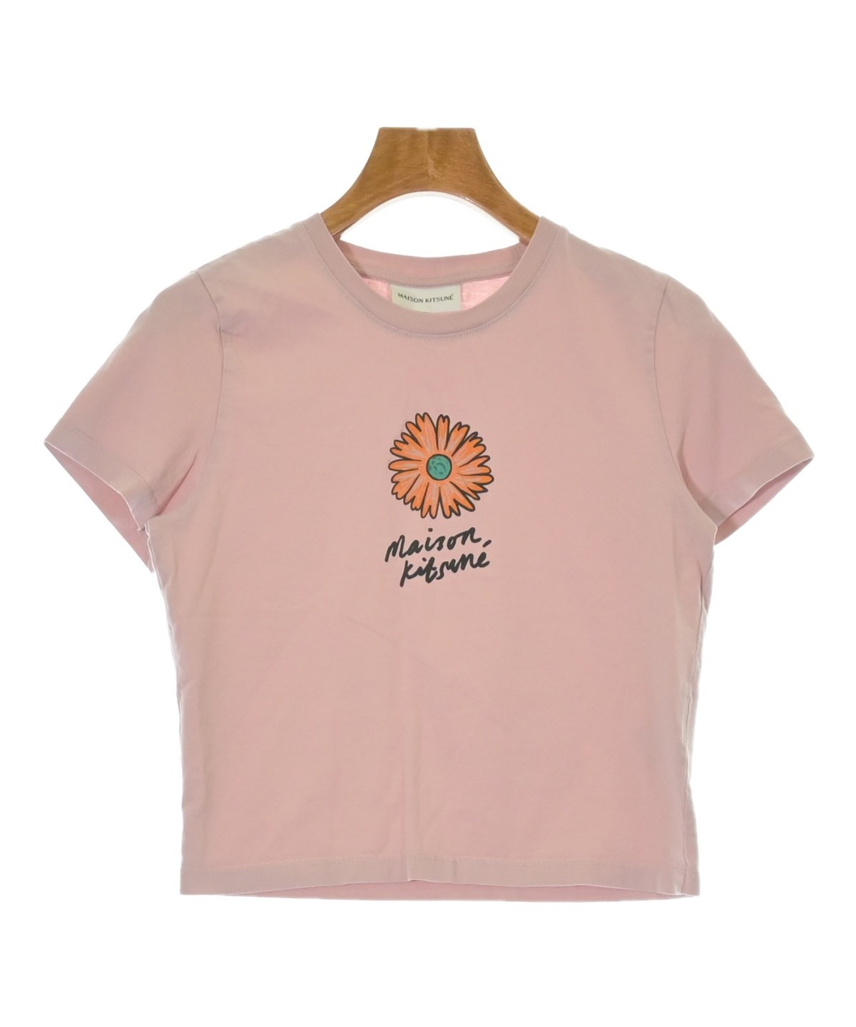 MAISON KITSUNÉ オーバーサイズTシャツ　ピンク　XS ユニセックス MAISON KITSUNE（メゾン キツネ） Tシャツ BOLD FOX HEAD PATCH