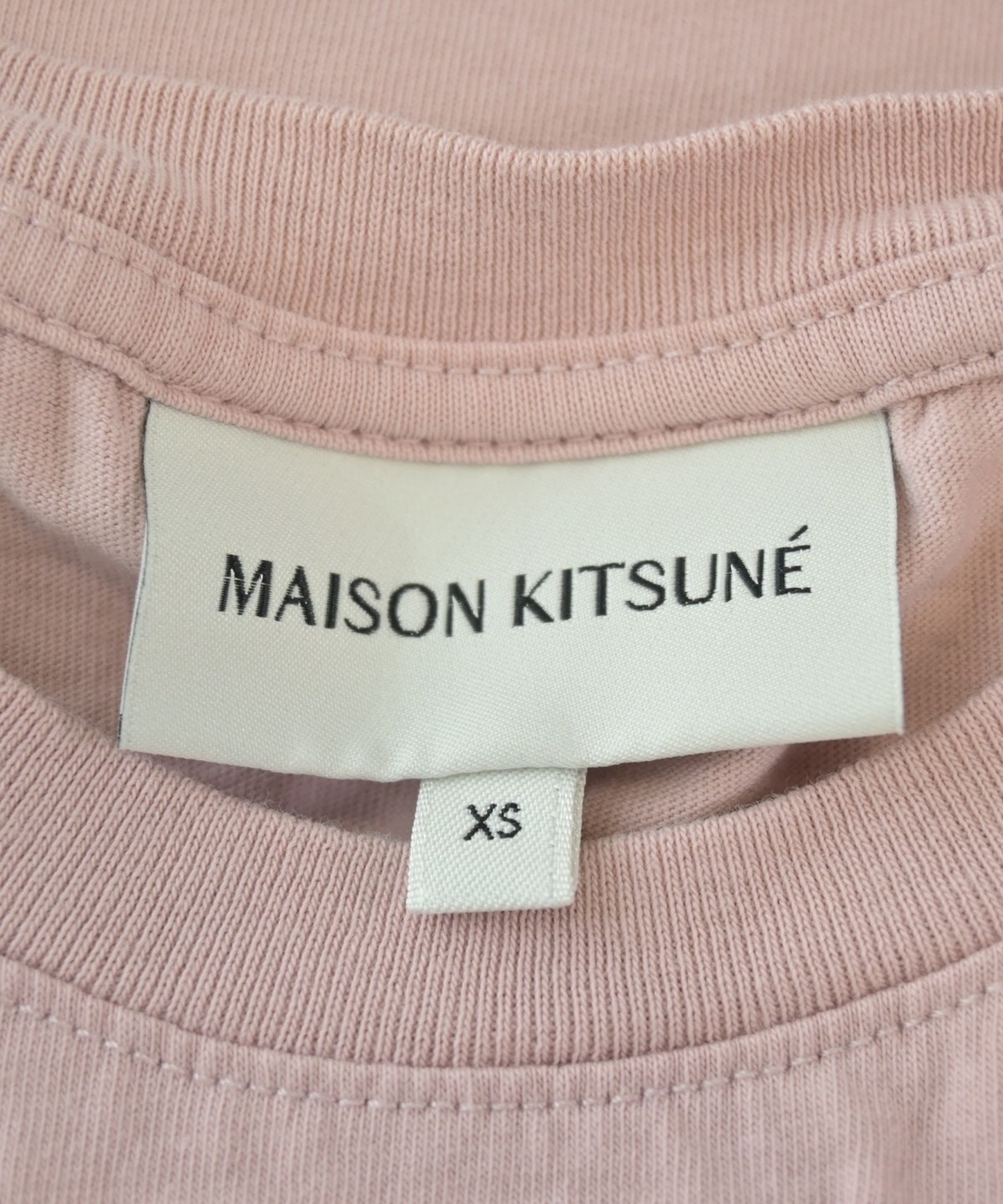 MAISON KITSUNE Tシャツ・カットソー ピンク XS 【公式通販】