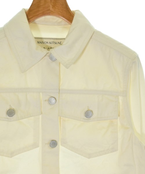 MAISON KITSUNE（メゾンキツネ）デニムジャケット 白 サイズ:S レディース/2200672469428