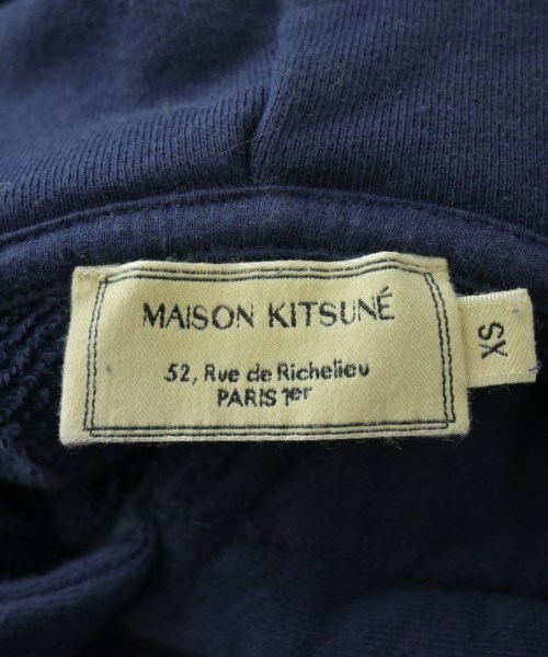 MAISON KITSUNE（メゾンキツネ）パーカー 紺 サイズ:XS レディース/2200677932026