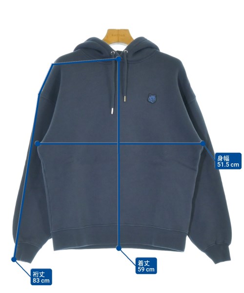 MAISON KITSUNE（メゾンキツネ）パーカー 紺 サイズ:S レディース/2200669728200