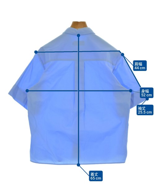 MAISON KITSUNE（メゾンキツネ）カジュアルシャツ 青 サイズ:36(S位) レディース/2200675245579