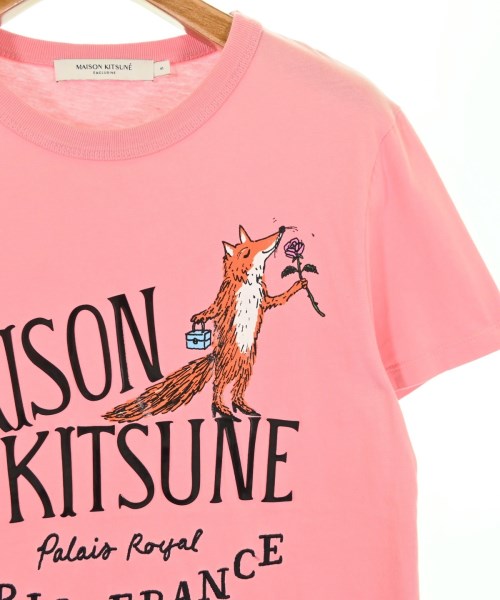 MAISON KITSUNE（メゾンキツネ）Tシャツ・カットソー ピンク サイズ:S レディース/2200673242068