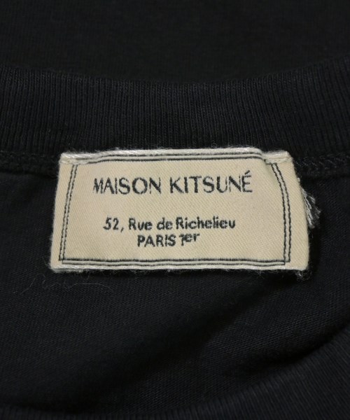 MAISON KITSUNE（メゾンキツネ）Tシャツ・カットソー 黒 サイズ:-(S位) レディース/2200681700048