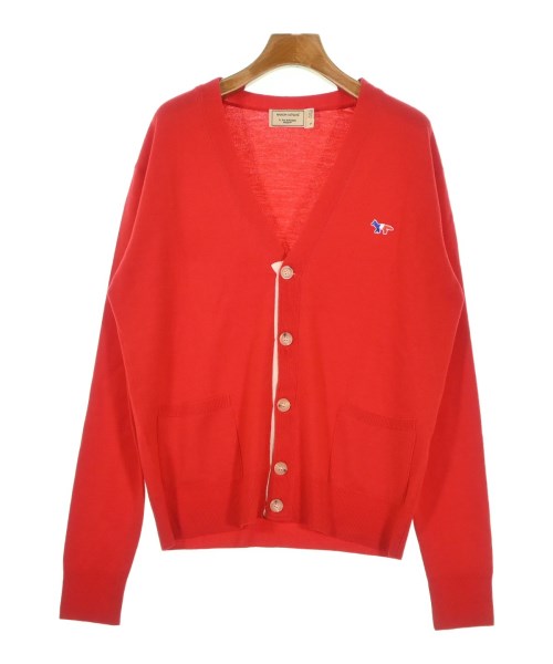 MAISON KITSUNE(メゾンキツネ)カーディガン 赤 サイズ:S/2200685840085