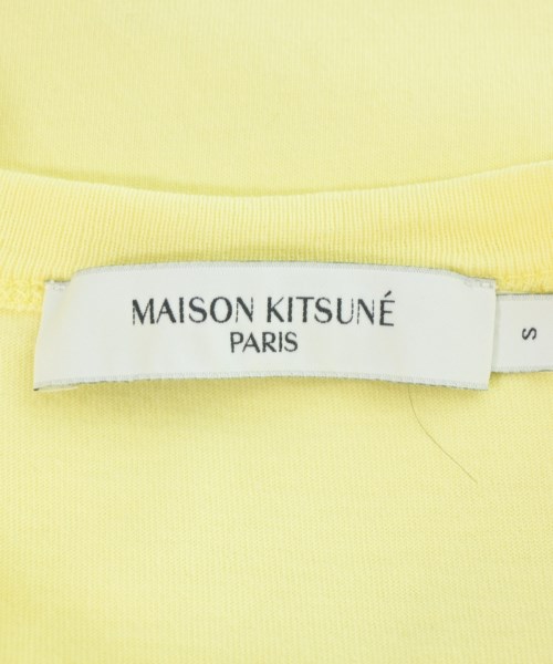 MAISON KITSUNE（メゾンキツネ）Tシャツ・カットソー 黄 サイズ:S レディース/2200693626053