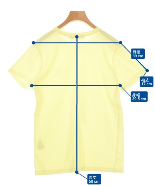 MAISON KITSUNE（メゾンキツネ）Tシャツ・カットソー 黄 サイズ:S レディース/2200693626053