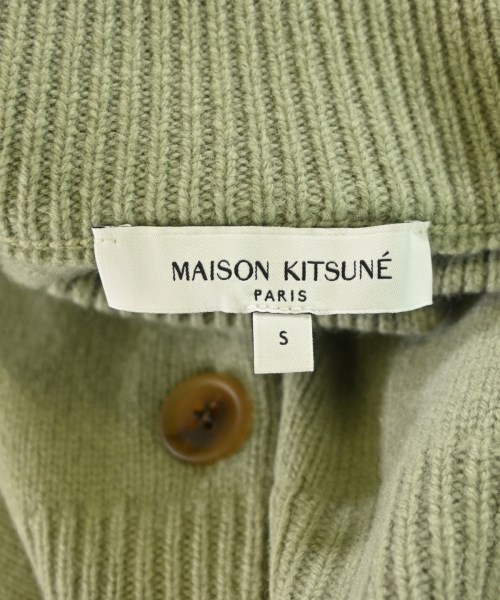 MAISON KITSUNE（メゾンキツネ）カーディガン カーキ サイズ:S レディース/2200694844029