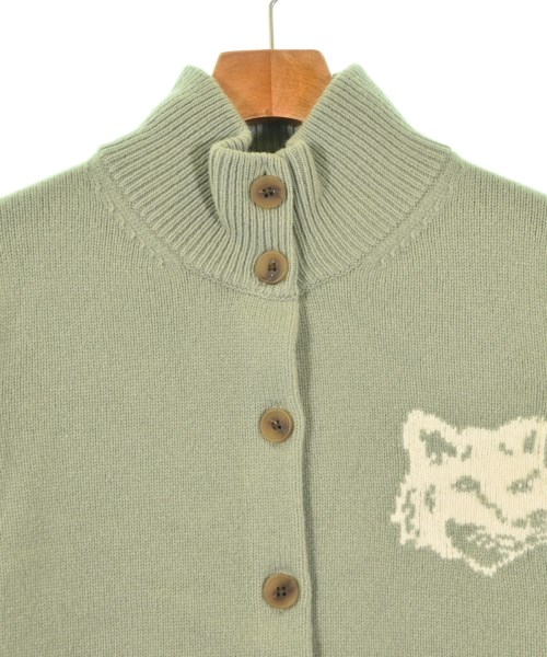 MAISON KITSUNE（メゾンキツネ）カーディガン カーキ サイズ:S レディース/2200694844029