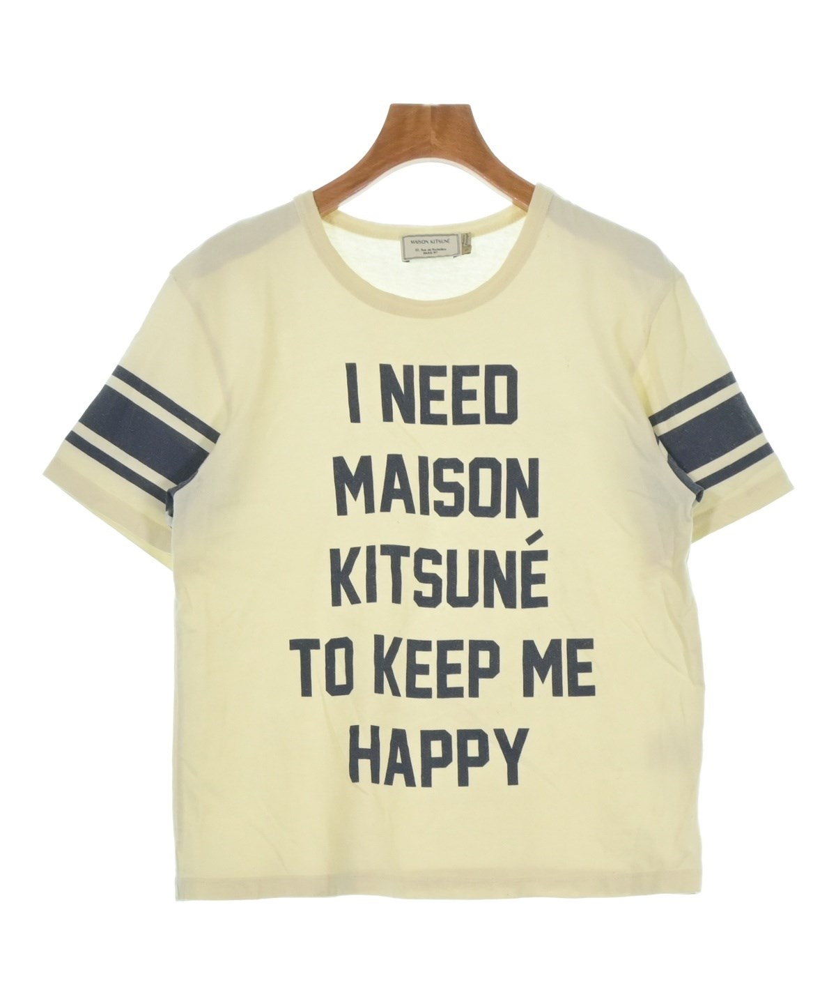 MAISON KITSUNE（メゾンキツネ）Tシャツ・カットソー 白 サイズ:S 