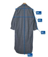 MAISON KITSUNE（メゾンキツネ）シャツワンピース 紺 サイズ:36(S位) レディース/2200687013012