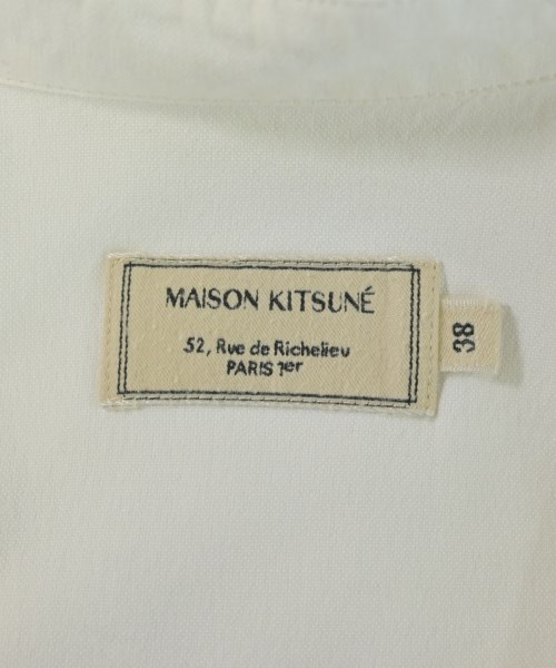 MAISON KITSUNE（メゾンキツネ）カジュアルシャツ 白 サイズ:38(M位) レディース/2200698176089