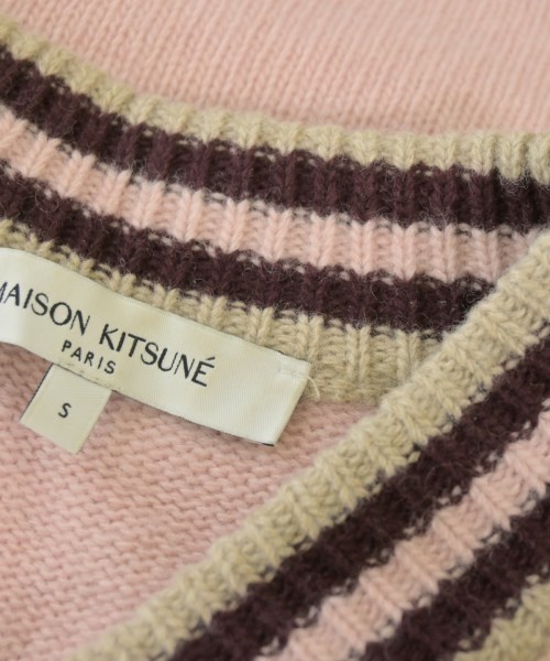 MAISON KITSUNE（メゾンキツネ）ニット・セーター ピンク サイズ:S レディース/2200688989019