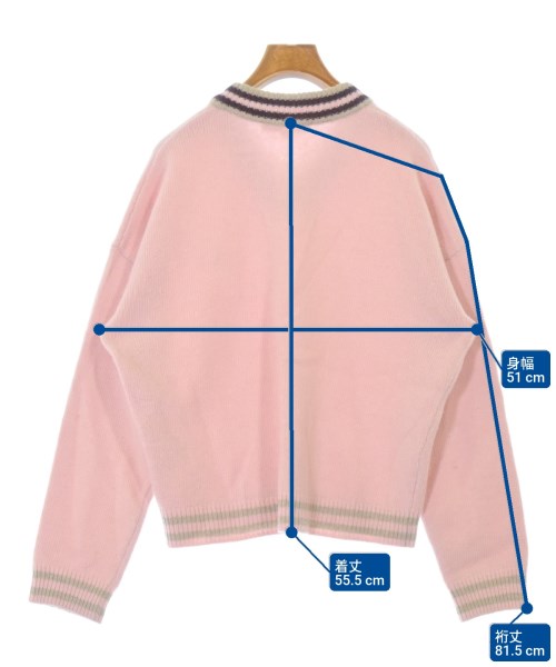 MAISON KITSUNE（メゾンキツネ）ニット・セーター ピンク サイズ:S レディース/2200688989019
