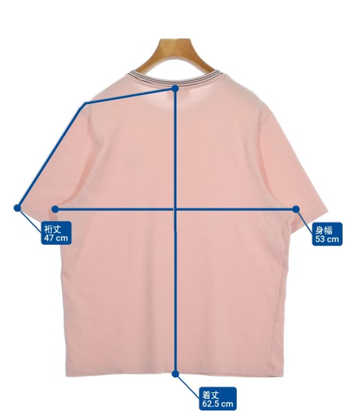 MAISON KITSUNE（メゾンキツネ）Tシャツ・カットソー ピンク サイズ:S レディース/2200688989026