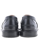 MAISON KITSUNE（メゾンキツネ）ドレスシューズ/ローファー 黒 サイズ:EU38(24.5cm位) レディース/2200696607059