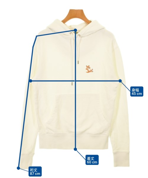 MAISON KITSUNE（メゾンキツネ）パーカー 白 サイズ:XXS レディース/2200691781037