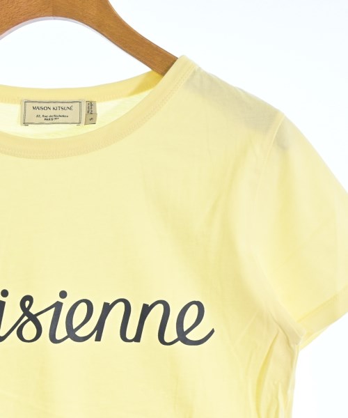 MAISON KITSUNE（メゾンキツネ）Tシャツ・カットソー 黄 サイズ:S レディース/2200701053055