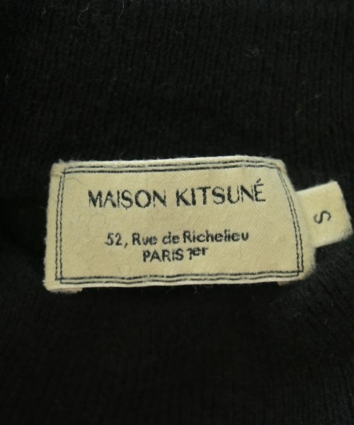 MAISON KITSUNE（メゾンキツネ）ニット・セーター 黒 サイズ:S レディース/2200701349035
