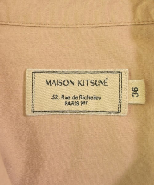 MAISON KITSUNE（メゾンキツネ）カジュアルシャツ ベージュ サイズ:36(S位) レディース/2200701349080