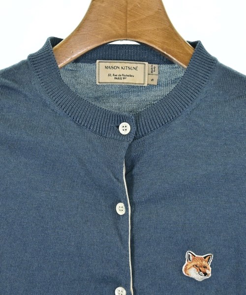 MAISON KITSUNE（メゾンキツネ）カーディガン 青 サイズ:S レディース/2200649645039