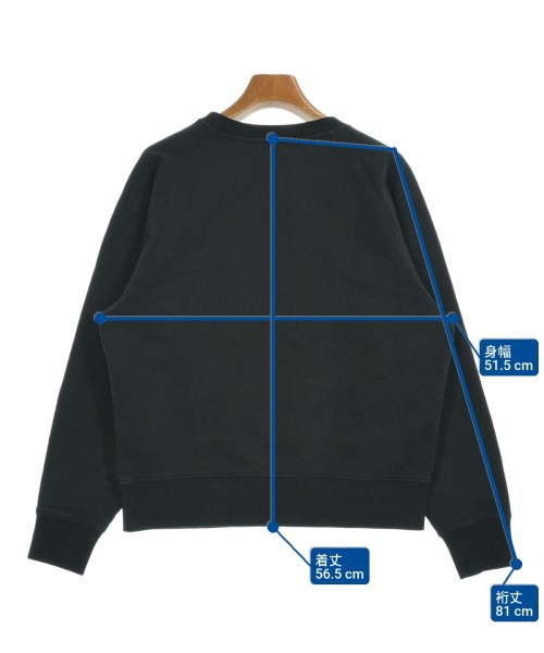 MAISON KITSUNE（メゾンキツネ）スウェット 黒 サイズ:L レディース/2200651720038