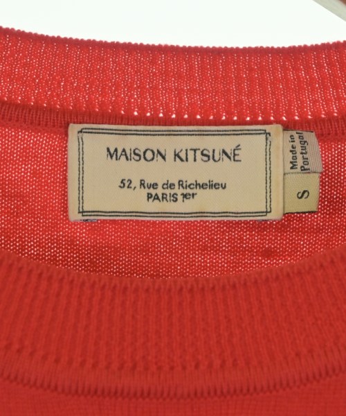 MAISON KITSUNE（メゾンキツネ）ニット・セーター 赤 サイズ:S レディース/2200655563068