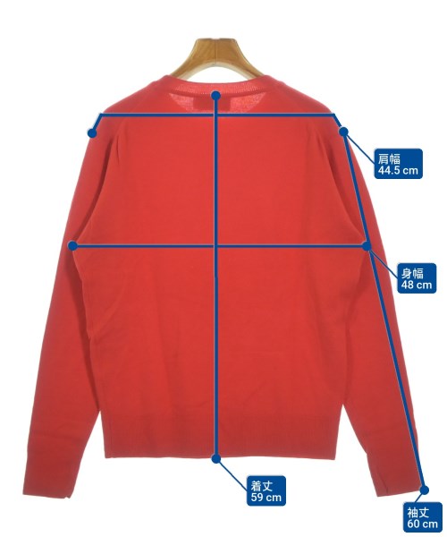 MAISON KITSUNE（メゾンキツネ）ニット・セーター 赤 サイズ:S レディース/2200655563068